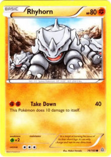 Rhyhorn - Primal Clash (Common) [PRC-74]