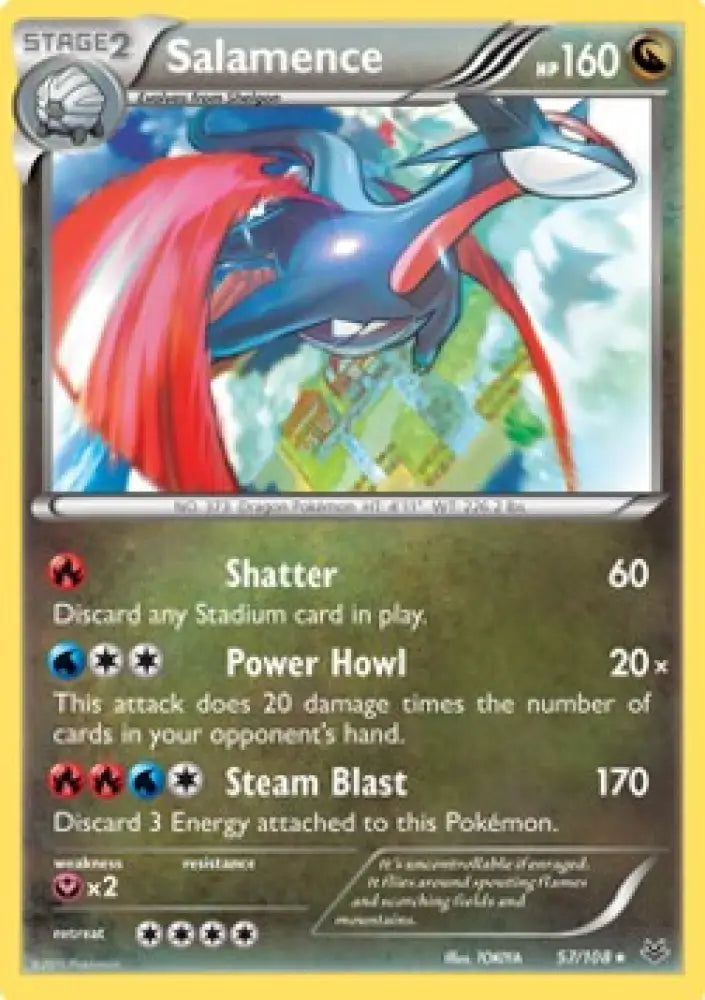 Salamence - Roaring Skies (Holo Rare) [ROS-57]