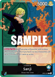 Sanji V.1 OP02-026 - Sammelkarten