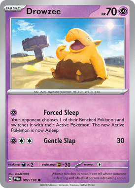 Scarlet & Violet Drowzee 082/198 Englisch - Sammelkarten