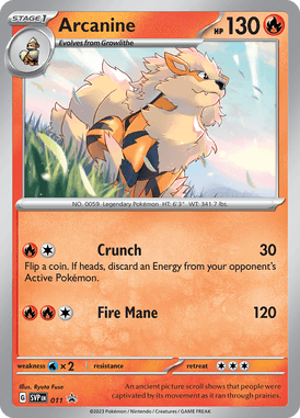 Scarlet & Violet Promos Arcanine SVP011 Englisch - Holo / Near Mint - Sammelkarten