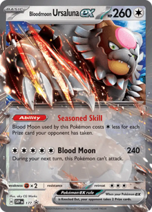 Scarlet & Violet Promos Bloodmoon Ursaluna ex SVP177 Englisch - Sammelkarten