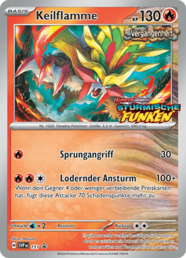 Scarlet & Violet Promos Keilflamme SVP151 Deutsch - Sammelkarten