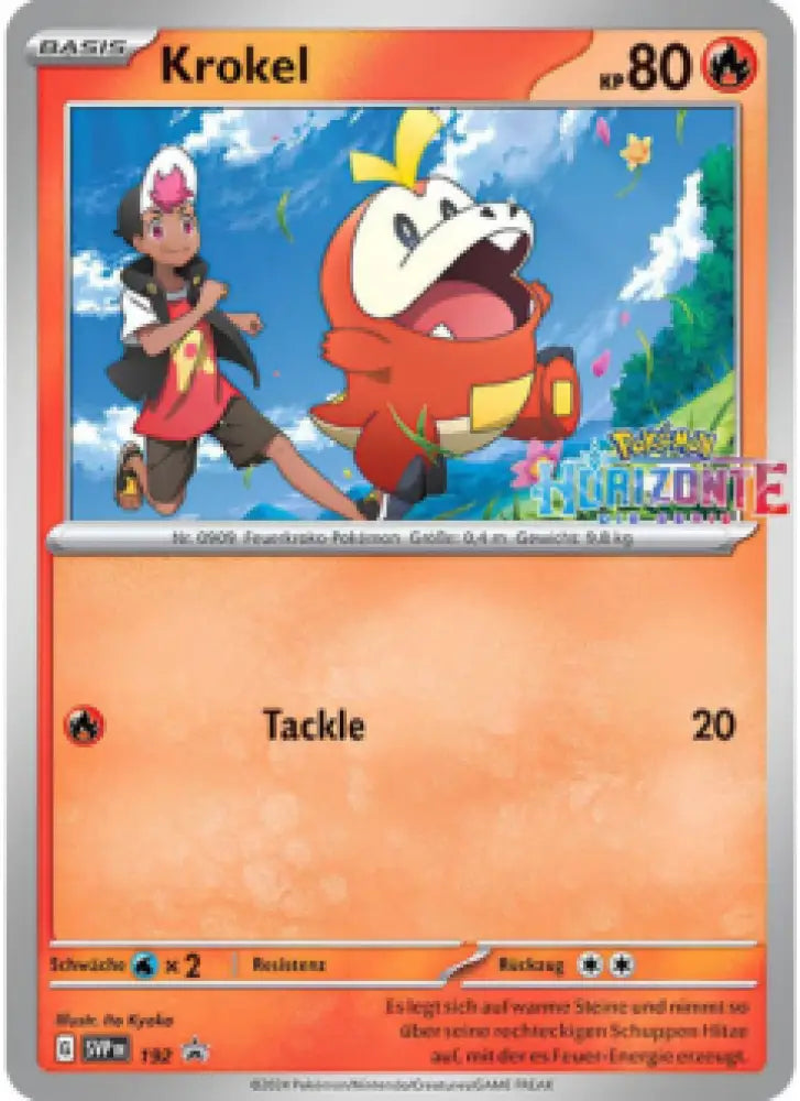 Scarlet & Violet Promos Krokel SVP192 Deutsch - Holo / Near Mint - Sammelkarten
