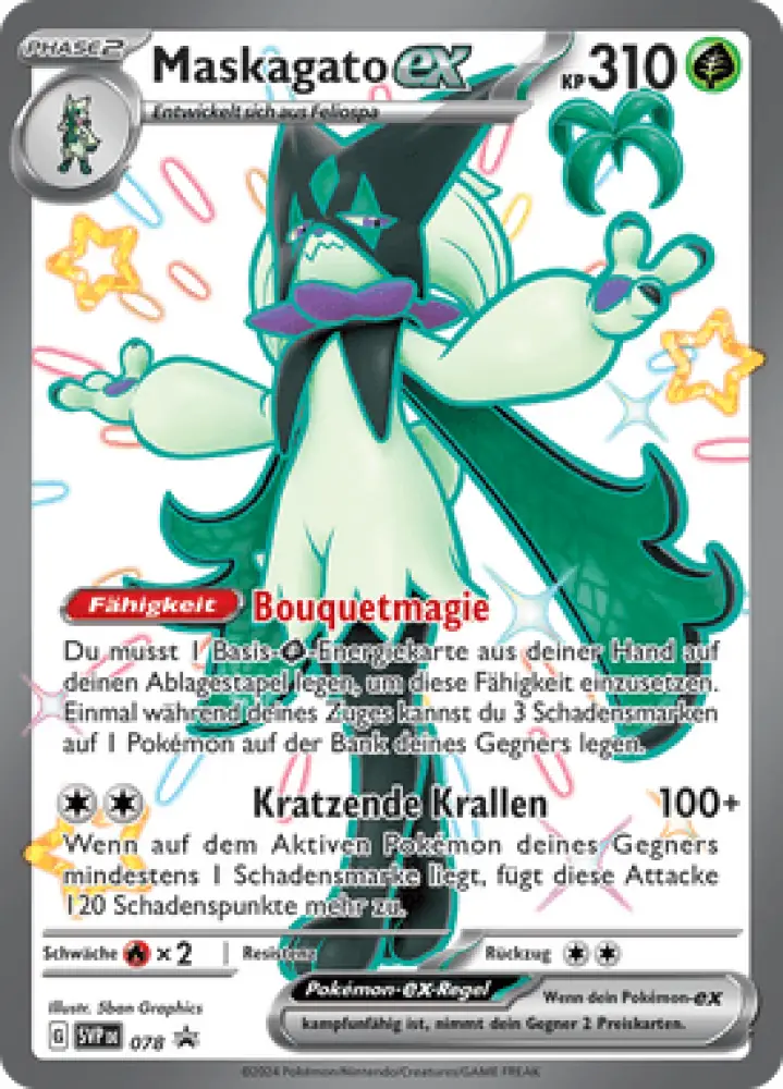 Scarlet & Violet Promos Maskagato-ex SVP078 Deutsch - Sammelkarten