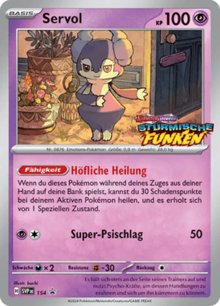 Scarlet & Violet Promos Servol SVP154 Deutsch - Sammelkarten