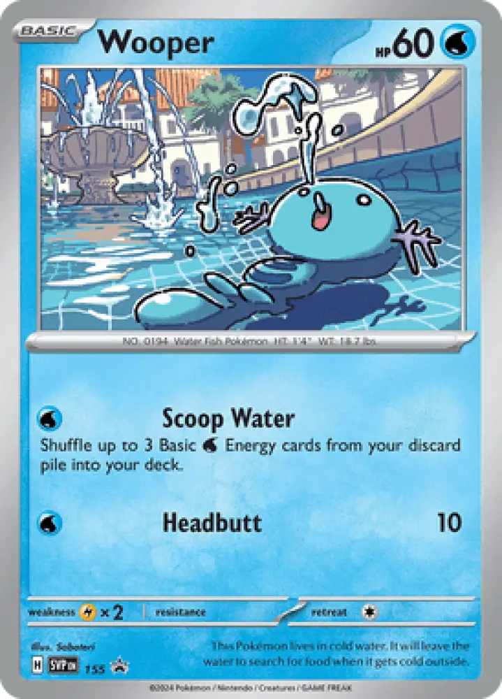 Scarlet & Violet Promos Wooper SVP155 Englisch - Sammelkarten