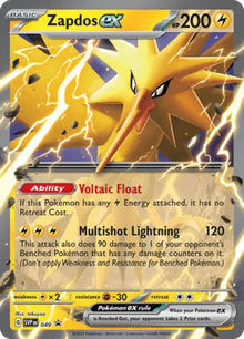 Scarlet & Violet Promos Zapdos ex SVP049 Englisch - Holo / Near Mint - Sammelkarten