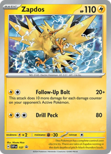 Scarlet & Violet Promos Zapdos SVP157 Englisch - Sammelkarten
