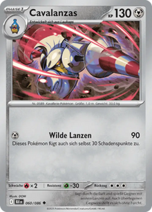 Schwarze Blitze Cavalanzas 060/086 Deutsch - Sammelkarten