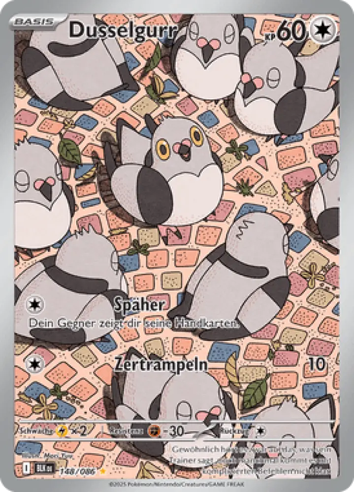 Schwarze Blitze Dusselgurr 148/086 Deutsch - Sammelkarten