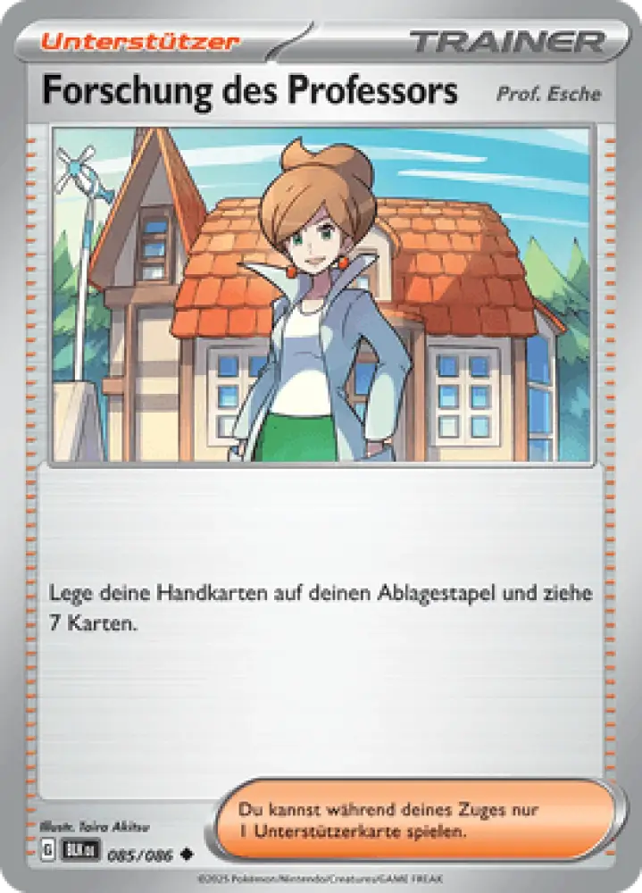 Schwarze Blitze Forschung des Professors 085/086 Deutsch - Sammelkarten