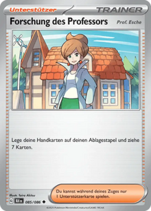 Schwarze Blitze Forschung des Professors 085/086 Deutsch - Sammelkarten