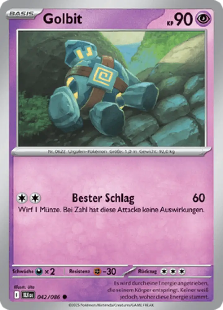 Schwarze Blitze Golbit 042/086 Deutsch - Sammelkarten