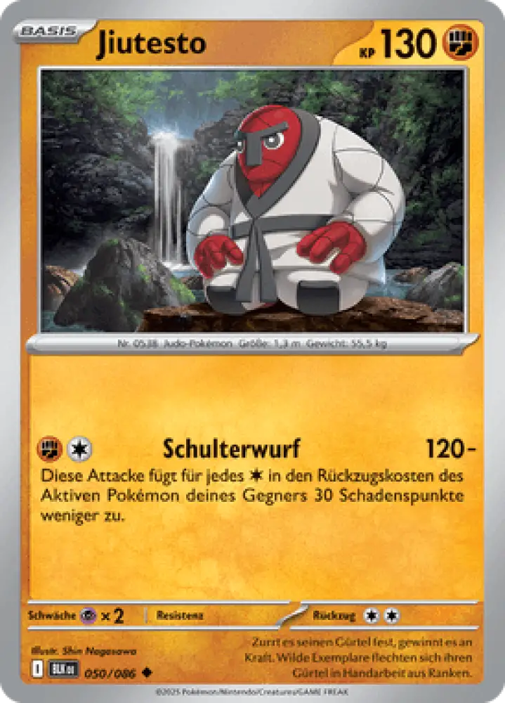 Schwarze Blitze Jiutesto 050/086 Deutsch - Sammelkarten