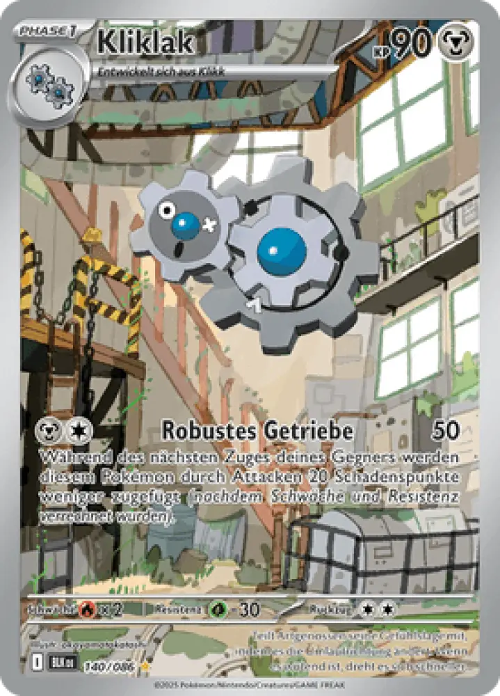 Schwarze Blitze Kliklak 140/086 Deutsch - Sammelkarten