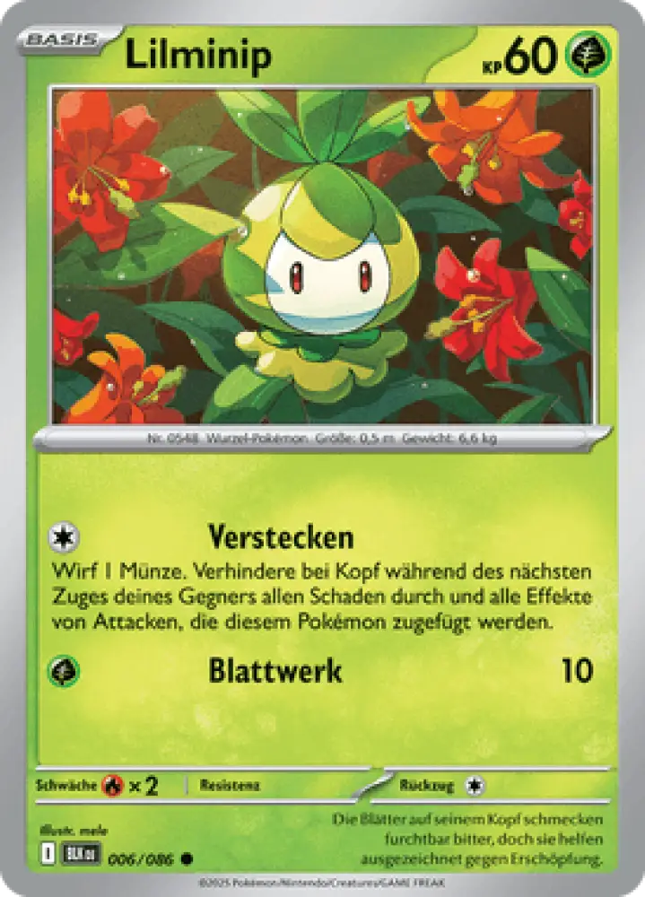 Schwarze Blitze Lilminip 006/086 Deutsch - Sammelkarten