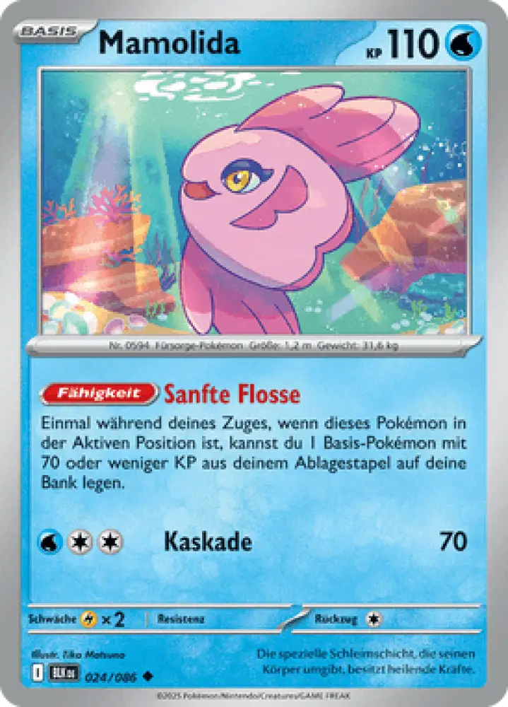 Schwarze Blitze Mamolida 024/086 Deutsch - Sammelkarten