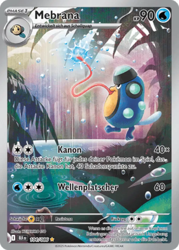 Schwarze Blitze Mebrana 104/086 Deutsch - Sammelkarten