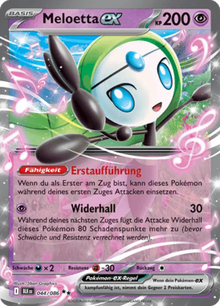Schwarze Blitze Meloetta-ex 044/086 Deutsch - Sammelkarten