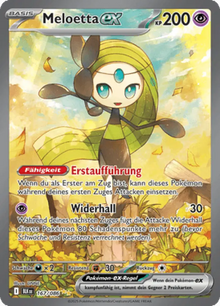 Schwarze Blitze Meloetta-ex 167/086 Deutsch - Sammelkarten