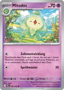 Schwarze Blitze Mitodos 038/086 Deutsch - Sammelkarten