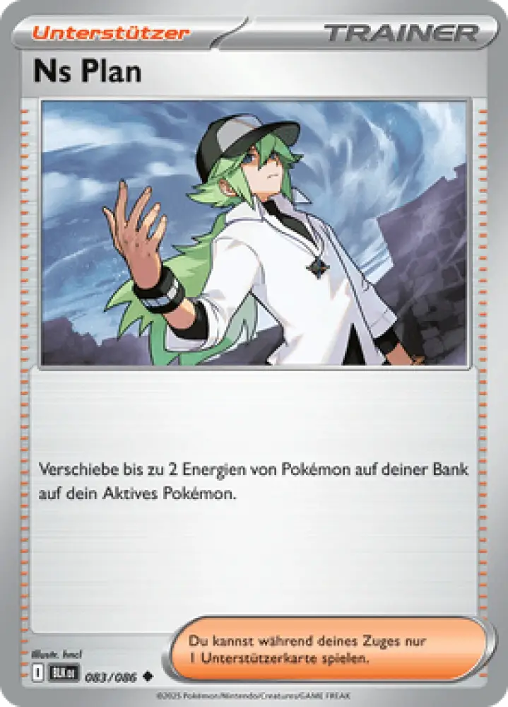 Schwarze Blitze Ns Plan 083/086 Deutsch - Sammelkarten