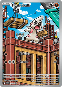 Schwarze Blitze Praktibalk 125/086 Deutsch - Holo / Near Mint - Sammelkarten