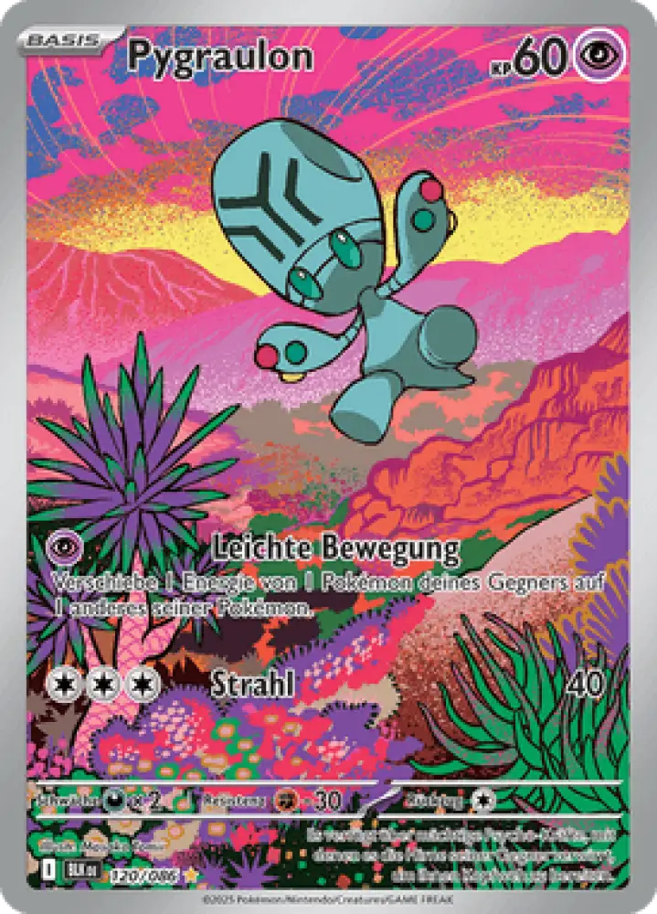 Schwarze Blitze Pygraulon 120/086 Deutsch - Sammelkarten