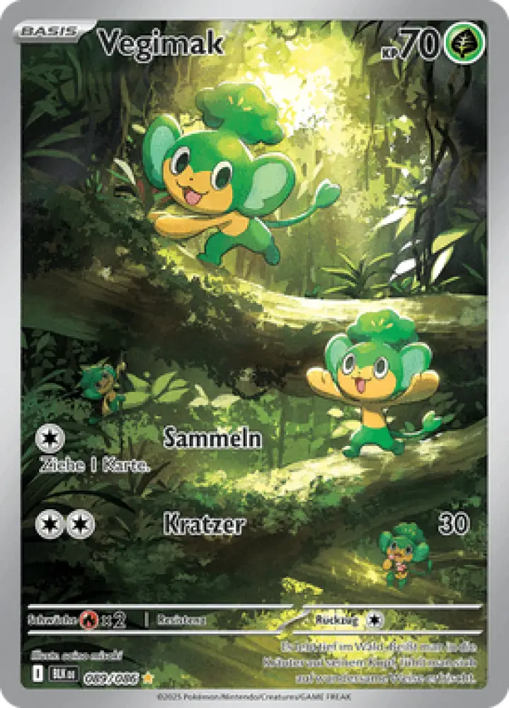 Schwarze Blitze Vegimak 089/086 Deutsch - Sammelkarten
