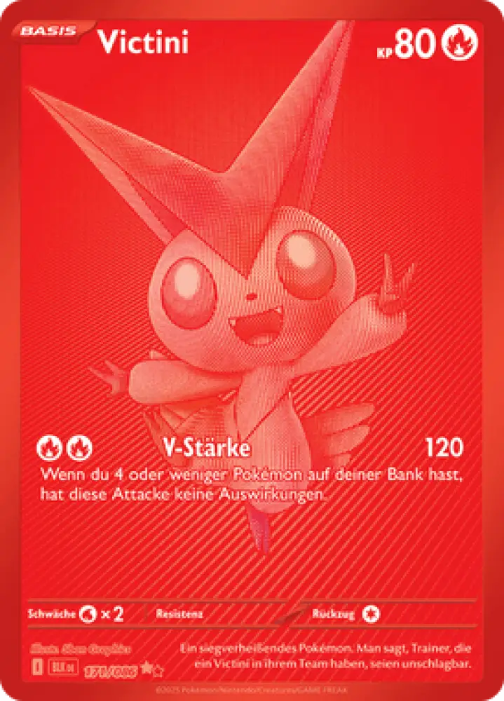 Schwarze Blitze Victini 171/086 Deutsch - Sammelkarten