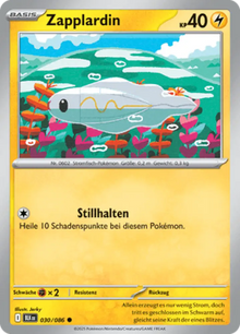 Schwarze Blitze Zapplardin 030/086 Deutsch - Sammelkarten