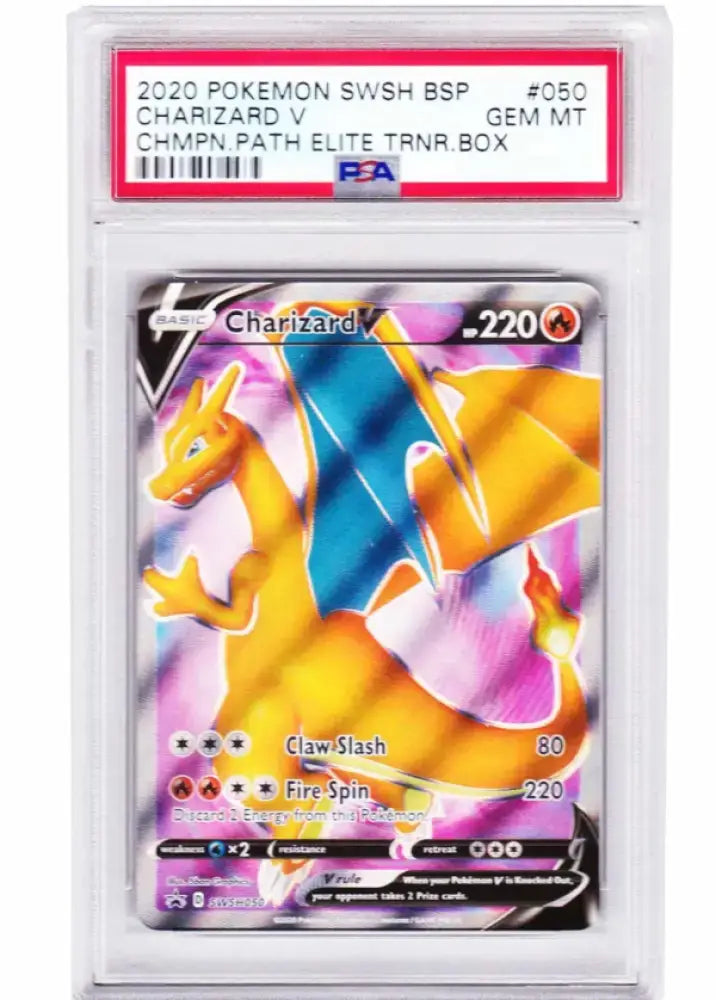 Schwert & Schild Promos Charizard V SWSH050 Englisch PSA 10 - PSA 10 / GEM MT - Sammelkarten