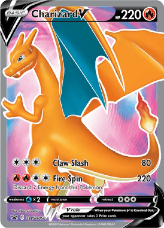 Schwert & Schild Promos Charizard V SWSH050 Englisch - Sammelkarten