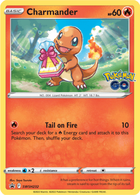 Schwert & Schild Promos Charmander SWSH232 Englisch - Holo / Near Mint - Sammelkarten