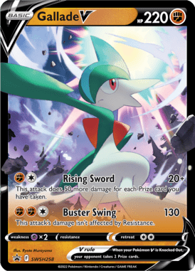 Schwert & Schild Promos Gallade V SWSH258 Englisch - Holo / Near Mint - Sammelkarten