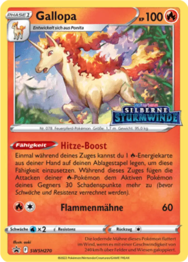 Schwert & Schild Promos Gallopa SWSH270 Deutsch - Sammelkarten