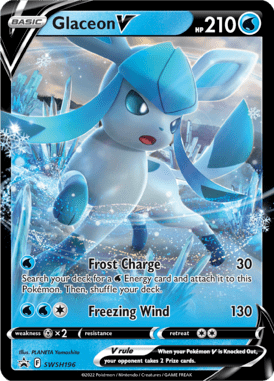 Schwert & Schild Promos Glaceon V SWSH196 Englisch - Holo / Near Mint - Sammelkarten