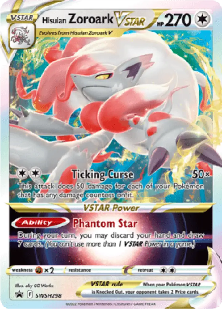 Schwert & Schild Promos Hisui-Zoroark VSTAR SWSH298 Deutsch - Sammelkarten