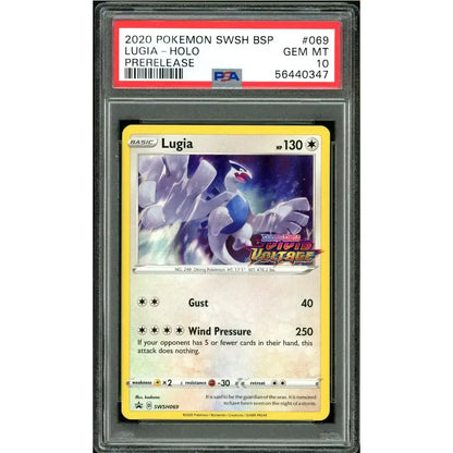 Schwert & Schild Promos Lugia SWSH069 Englisch PSA 10 - PSA 10 / GEM MT - Sammelkarten