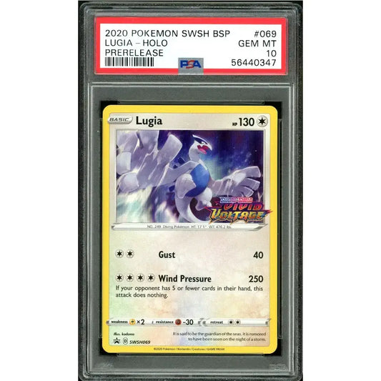 Schwert & Schild Promos Lugia SWSH069 Englisch PSA 10 - PSA 10 / GEM MT - Sammelkarten