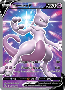 Schwert & Schild Promos Mewtwo V SWSH229 Englisch - Holo / Near Mint - Sammelkarten
