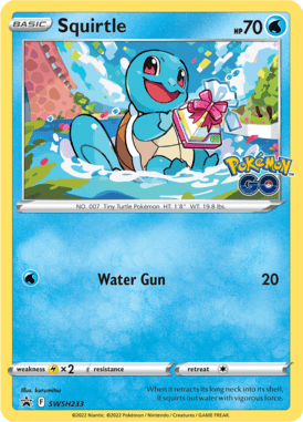 Schwert & Schild Promos Squirtle SWSH233 Englisch - Holo / Near Mint - Sammelkarten