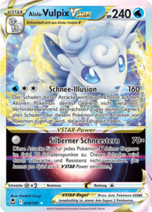 Silberne Sturmwinde Alola Vulpix VSTAR 034/195 Deutsch - Sammelkarten