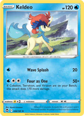 Silver Tempest Keldeo 046/195 Englisch - Sammelkarten