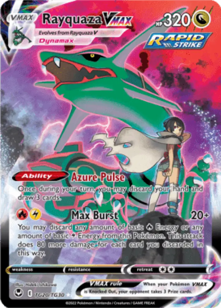 Silver Tempest Rayquaza VMAX TG20/TG30 Englisch - Holo / Near Mint - Sammelkarten