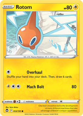 Silver Tempest Rotom 053/195 Englisch - Sammelkarten