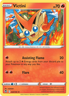 Silver Tempest Victini 023/195 Englisch - Sammelkarten