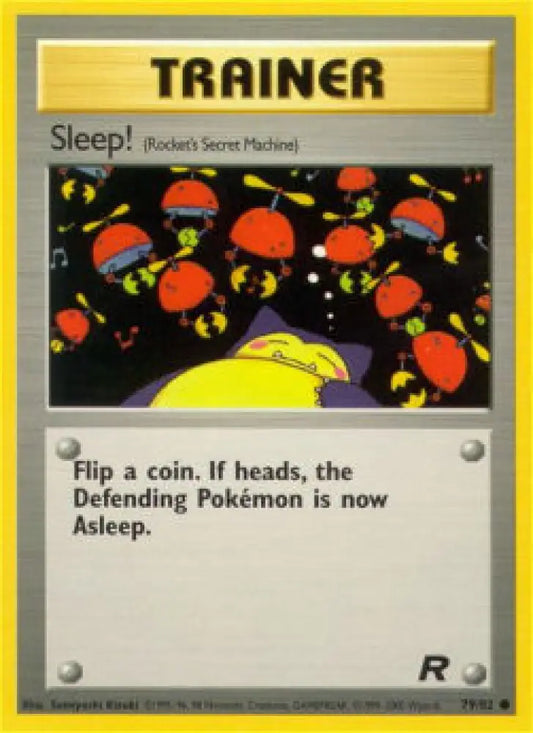 Sleep! - Team Rocket (Common) [TR-79]