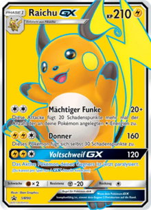 Sonne & Mond Promos Raichu-GX SM090 Deutsch - Holo / Near Mint - Sammelkarten